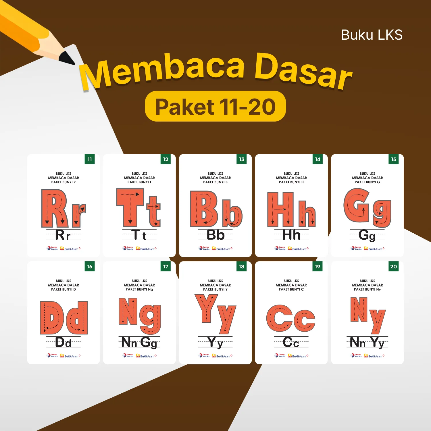 Buku LKS Membaca Dasar Paket (11-20)