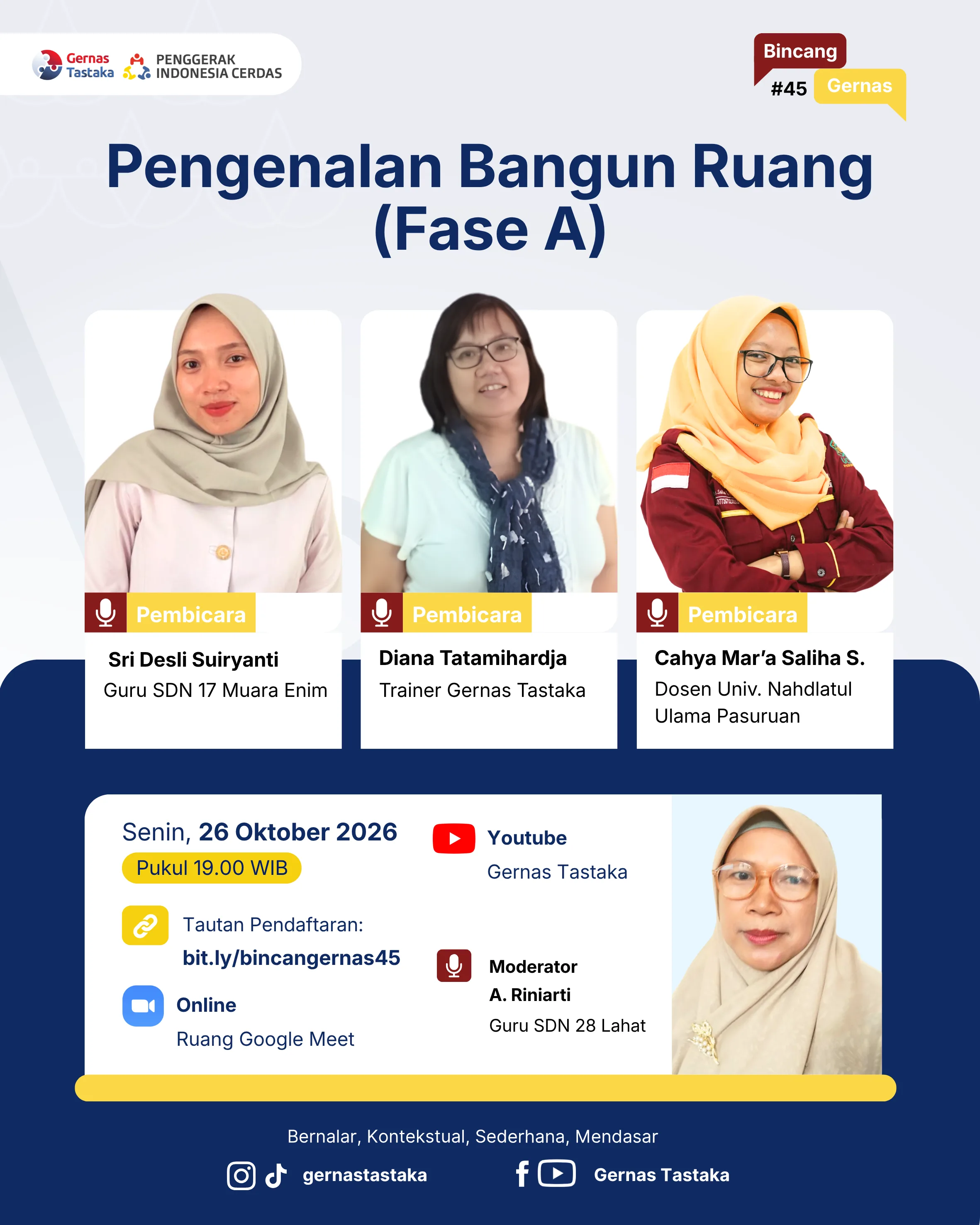Pengenalan Bangun Ruang (Fase A)