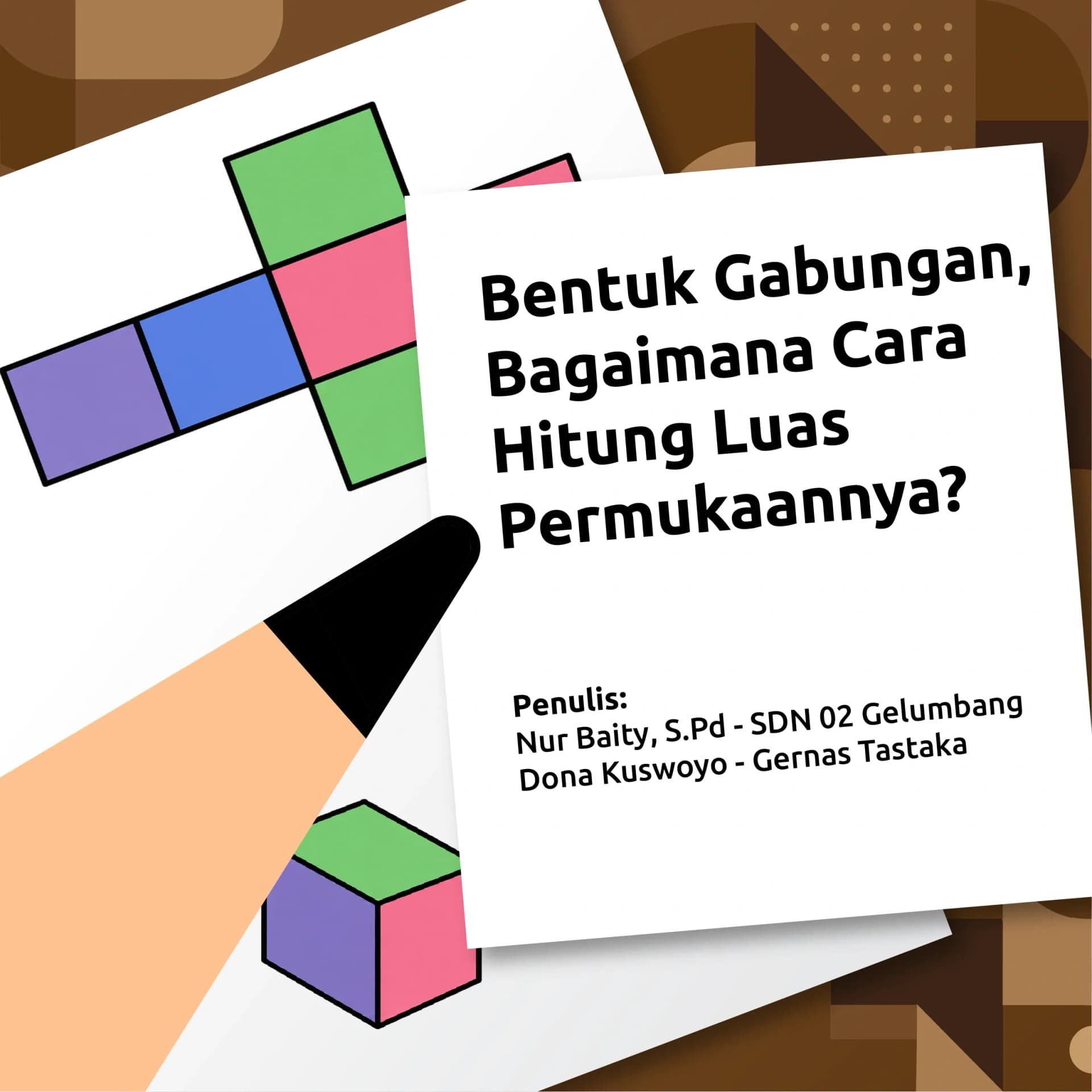 Bentuk Gabungan, Bagaimana Cara Hitung Luas Permukaannya