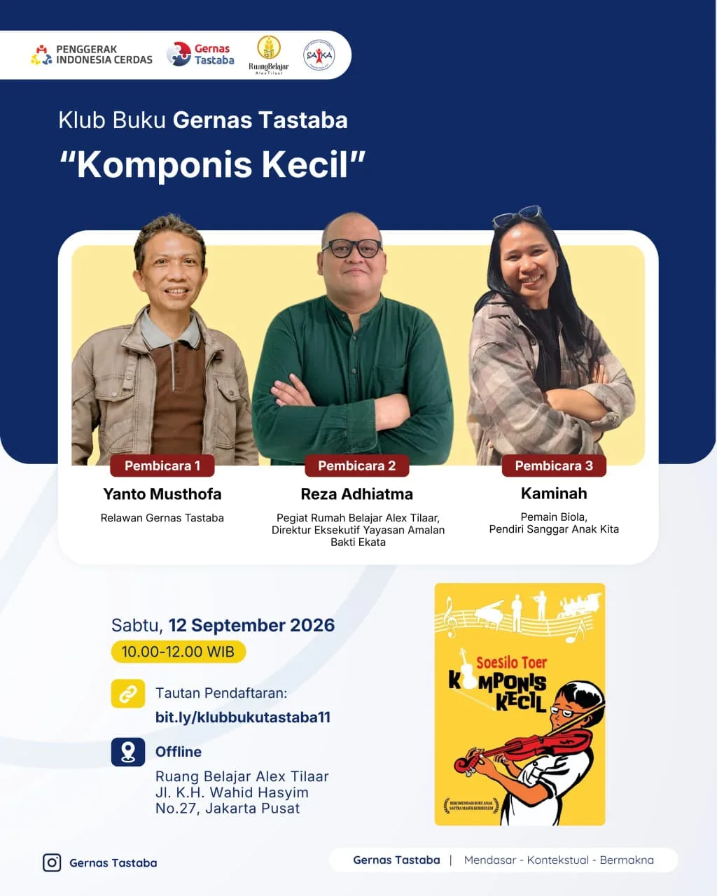 Klub Buku Gernas Tastaba — Komponis Kecil